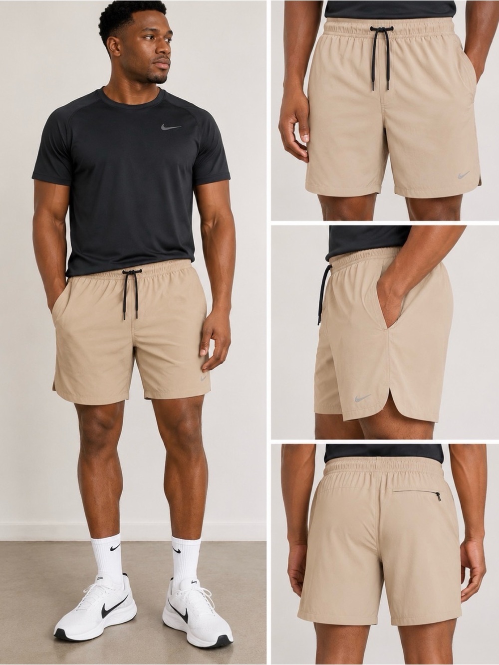 Nike Dri-FIT Flex Stride Running Shorts Olive Green Men’s XXL